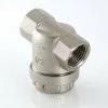ᐉ Фильтр универсальный сетчатый 1" ВР VALTEC с сеткой 300 мкм, латунный никелированный, 16 бар / Грязевик грубой очистки воды ДУ25 со сливной пробкой VT.386.N.06 ✅ фото | VALTEC ⭐ Pro-Greem