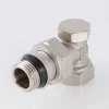 ᐉ Клапан настроечный радиаторный 1/2" вн-нар VALTEC угловой / Регулирующий вентиль на обратку для подключения радиатора отопления, VT.019.NR.04 VT.019.NR.04 ✅ фото | VALTEC ⭐ Pro-Greem