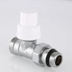 ᐉ Клапан термостатический радиаторный прямой 1/2" x 3/4" Евроконус VALTEC / Регулирующий кран для подключения радиатора отопления с полусгоном ✔️ фото | ⏩ Pro-Greem