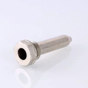 ᐉ Гильза защитная 1/2" нар.р. х 90 мм для погружного датчика температуры VALTEC / Резьбовой фитинг для фиксации термодатчика, термометра на трубе ✔️ фото | ⏩ Pro-Greem