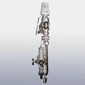 ᐉ Насосно-смесительный узел с термоголовкой VALTEC VALMIX без насоса (монтажная длина 130 мм) / Модуль для подключения к гребенке водяного теплого пола ✔️ фото | ⏩ Pro-Greem