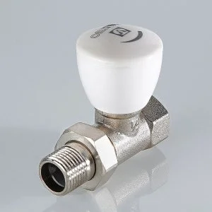ᐉ Клапан радиаторный прямой 1/2" вн.-нар. Kvs 0,4-1,8 VALTEC ручной / Компактный регулирующий вентиль ДУ 15 для радиатора отопления с полусгоном ✔️ фото | ⏩ Pro-Greem