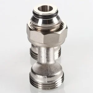 ᐉ Коллекторный разделитель потока на 2 выхода нар.р. 3/4" (евроконус) VALTEC / Гидравлическая стрелка из нержавейки на 2 отвода для коллектора ✔️ фото | ⏩ Pro-Greem