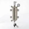 ᐉ Гидрострелка из нержавеющей стали 1 1/4" 200 кВт VALTEC, с манометром и воздухоотводчиком / Гидравлический разделитель для котла отопления VT.var05.ss.07 ✅ фото | VALTEC ⭐ Pro-Greem