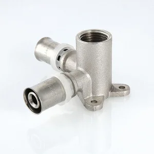 ᐉ Пресс-водорозетка 16 мм х 1/2" вн.р. для труб из сшитого полиэтилена и металлопластика 16(2,0) VALTEC проходная / Латунный фитинг угловой ✔️ фото | ⏩ Pro-Greem