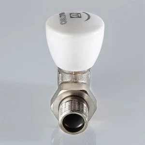 ᐉ Клапан радиаторный прямой 3/4" вн.-нар. Kvs 1-5,2 VALTEC ручной / Компактный регулирующий вентиль ДУ 20 для радиатора отопления с полусгоном ✔️ фото | ⏩ Pro-Greem