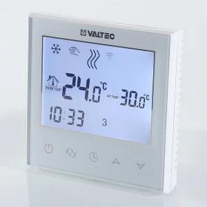ᐉ Термостат комнатный с Wi-Fi, датчиками t воздуха и пола VALTEC электронный 220В / Хронотермостат для теплого пола, радиаторов с 2-я датчиками ✔️ фото | ⏩ Pro-Greem