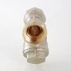 ᐉ Фильтр косой сетчатый 1 1/4"ВР VALTEC с сеткой 800 мкм, латунный никелированный, 16 бар / Грязевик грубой очистки воды ДУ32 со сливной пробкой VT.192.N.07 ✅ фото | VALTEC ⭐ Pro-Greem