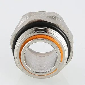 ᐉ Сдвоенный ниппель 1" х 1" нар.р. для коллектора VALTEC латунный / Фитинг коллекторный для соединения гребенки и насосно-смесительного узла, байпаса ✔️ фото | ⏩ Pro-Greem