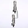 ᐉ Коллектор 3 выхода 3/4" НЕРЖ с регул. клапанами, расходомерами VALTEC 90 С, 9 бар, 1" / Распределительная гребенка для теплого пола, радиаторов VTc.589.EMNX.0603 ✅ фото | VALTEC ⭐ Pro-Greem