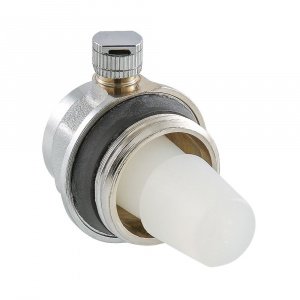 Воздухоотводчик автоматический 1" нар.р. (правый) VALTEC для радиатора отопления / Кран Маевского на отопительную батарею (сбросник воздуха)