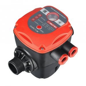 Блок автоматики насоса с реле давления 1,5-3 бар VALTEC 220В / Контроллер автоматического управления для защиты насосного станции от "сухого хода"