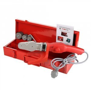 Сварочный аппарат для полипропиленовых труб 20-32 мм, 750 Вт VALTEC Мини / Комплект оборудования для сварки пластиковых труб: паяльник, набор насадок