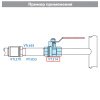 ᐉ Клапан балансировочный 1 1/2" вн.р. Kvs 21,12 VALTEC VT.054.N.08, ручной / Регулирующая арматура ДУ40 для отопления и ГВС, подключения манометра VT.054.N.08 ✅ фото | VALTEC ⭐ Pro-Greem