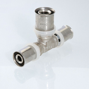 ᐉ Тройник 26х20х20 мм VALTEC для труб из сшитого полиэтилена и металлопластиковых 20(2,0), 26(3,0) / Пресс-фитинг переходной для труб отопления и ГВС ✔️ фото | ⏩ Pro-Greem