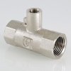 ᐉ Тройник 3/4" х M10 х 3/4" вн.р. VALTEC для погружного термодатчика / Латунный фитинг для подключения датчика температуры счетчика отопления квартиры VTr.250.N.0005 ✅ фото | VALTEC ⭐ Pro-Greem