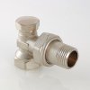 ᐉ Клапан настроечный радиаторный 1/2" вн-нар VALTEC угловой / Регулирующий вентиль на обратку для подключения радиатора отопления с полусгоном VT.019.N.04 ✅ фото | VALTEC ⭐ Pro-Greem