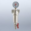 ᐉ Фильтр самоочищающийся промывной 1" ВР VALTEC с манометром и сливным краном / Каскадный грязевик ДУ25 для грубой очистки воды с 2-я сетками VT.389.N.06 ✅ фото | VALTEC ⭐ Pro-Greem