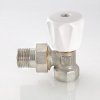ᐉ Клапан радиаторный угловой 1/2" вн.-нар. Kvs 0,5-2,2 VALTEC ручной / Компактный регулирующий вентиль ДУ 15 для радиатора отопления с полусгоном VT.007.LN.04 ✅ фото | VALTEC ⭐ Pro-Greem