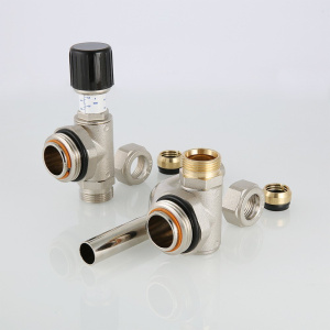 ᐉ Байпас коллекторный 200 мм с перепускным клапаном VALTEC тупиковый из латуни / Замыкание потока теплоносителя на распределительный коллектор ✔️ фото | ⏩ Pro-Greem