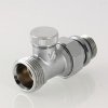 ᐉ Клапан настроечный радиаторный 1/2" x 3/4" Евроконус прямой VALTEC / Регулирующий вентиль с полусгоном на обратку для подключения радиатора отопления VT.020.NER.04 ✅ фото | VALTEC ⭐ Pro-Greem