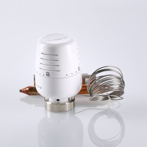 ᐉ Термоголовка 20-60 C М30x1,5 VALTEC жидкостная, с выносным накладным датчиком / Термостатическая головка на насосно-смесительный узел теплого пола ✔️ фото | ⏩ Pro-Greem