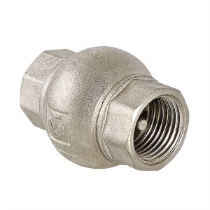 ᐉ Обратный клапан пружинный 1/2" с латунным золотником VALTEC VT.151.N.04 / Отсекающая арматура на трубу ДУ15 для защиты от обратного потока воды ✔️ фото | ⏩ Pro-Greem