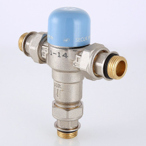 ᐉ Термостатический смесительный клапан t 47 C 1/2" нар.р. VALTEC THERMOMIX нерегулируемый / Трехходовой смеситель для подключения бойлера, системы ГВС ✔️ фото | ⏩ Pro-Greem