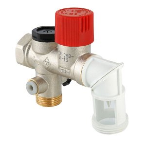 ᐉ Группа безопасности бойлера 3/4" (+ переход на 1/2") 7 бар VALTEC / Защита водонагревателя: шаровой кран, обратный и предохранительный клапаны, сифон ✔️ фото | ⏩ Pro-Greem