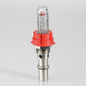 ᐉ Настроечный клапан с расходомером 0,5-5,0 л/мин VALTEC встраиваемый на коллекторный блок VTC.589 для системы отопления, водяного теплого пола ✔️ фото | ⏩ Pro-Greem