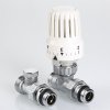 ᐉ Комплект терморегулирующий прямой 1/2"x3/4" VALTEC для подключения радиатора отопления: термоголовка, настроечный и термостатический клапаны VT.046.NER.04 ✅ фото | VALTEC ⭐ Pro-Greem