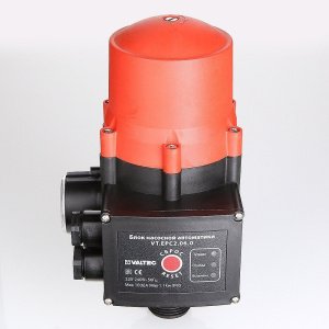 ᐉ Блок автоматики насоса с реле давления 1,5-3 бар VALTEC 220В + манометр / Контроллер управления для защиты насосной станции от сухого хода ✔️ фото | ⏩ Pro-Greem