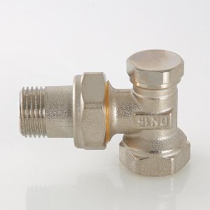 ᐉ Клапан настроечный радиаторный 3/4" вн-нар VALTEC угловой / Регулирующий вентиль на обратку для подключения радиатора отопления с полусгоном ✔️ фото | ⏩ Pro-Greem