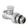 ᐉ Клапан настроечный радиаторный 1/2" x 3/4" Евроконус прямой VALTEC / Регулирующий вентиль с полусгоном на обратку для подключения радиатора отопления VT.020.NER.04 ✅ фото | VALTEC ⭐ Pro-Greem