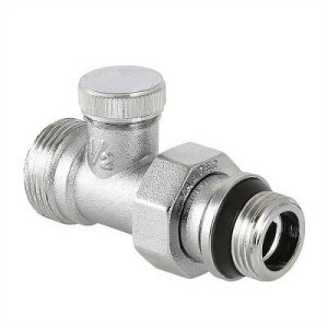 ᐉ Клапан настроечный радиаторный 1/2" x 3/4" Евроконус прямой VALTEC / Регулирующий вентиль с полусгоном на обратку для подключения радиатора отопления ✔️ фото | ⏩ Pro-Greem