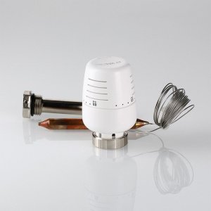 ᐉ Термоголовка 20-60 C М30x1,5 VALTEC жидкостная, с выносным датчиком и погружной гильзой / Термостатическая головка на насосно-смесительный узел ТП ✔️ фото | ⏩ Pro-Greem