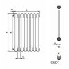 ᐉ Радиатор стальной трубчатый Rifar Tubog TUB 2180-08-D1-AN [8 секций] TUB 2180-08-D1-AN ✅ фото | Rifar ⭐ Pro-Greem