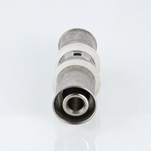 ᐉ Пресс-фитинг 32х16 мм прямой VALTEC для труб из сшитого полиэтилена и металлопластика 32(3,0) и 16(2,0) / Латунный соединительный элемент ✔️ фото | ⏩ Pro-Greem