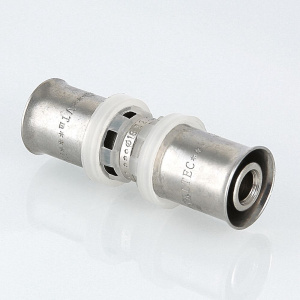 ᐉ Пресс-фитинг 20х16 мм прямой VALTEC для труб из сшитого полиэтилена и металлопластика 16(2,0) и 20(2,0) / Соединительный элемент под опрессовку трубы ✔️ фото | ⏩ Pro-Greem