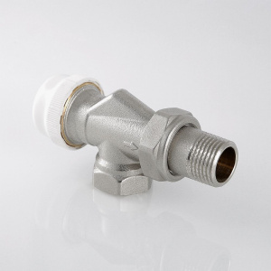 ᐉ Клапан угловой термостатический радиаторный 1/2" вн-нар осевой VALTEC с полусгоном для бокового подключения радиатора отопления ✔️ фото | ⏩ Pro-Greem