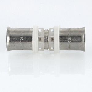 ᐉ Пресс-фитинг прямой 26х26 мм VALTEC для труб из сшитого полиэтилена и металлопластика 26 (3,0) / Латунный соединительный элемент под опрессовку трубы ✔️ фото | ⏩ Pro-Greem