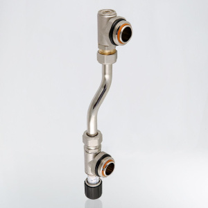 ᐉ Байпас коллекторный 200 мм с перепускным клапаном VALTEC тупиковый из латуни / Замыкание потока теплоносителя на распределительный коллектор ✔️ фото | ⏩ Pro-Greem