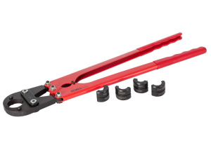 ᐉ Пресс-клещи для обжима металлопластиковых труб 16-20 мм VALTEC / Ручной обжимной инструмент с насадками-вкладышами для монтажа трубопровода ✔️ фото | ⏩ Pro-Greem