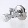 ᐉ Вентиль 1/2" х 3/8" нар.р. VALTEC угловой, с декоративной чашей / Латунный кран для подключения сантехники, стиральной машины с гибкой подводкой VT.281.GBC.0403 ✅ фото | VALTEC ⭐ Pro-Greem