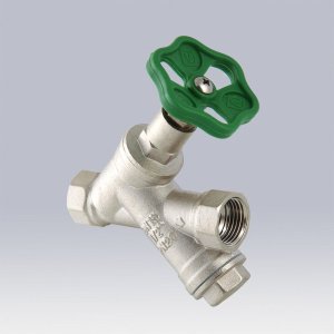 ᐉ Вентиль 1/2" вн.-вн. с косым фильтром VALTEC прямой латунный / Запорно-регулировочная арматура для воды ДУ 15 для системы отопления и водоснабжения ✔️ фото | ⏩ Pro-Greem