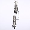 ᐉ Коллектор 6 выходов 3/4" НЕРЖ с регул. клапанами, расходомерами VALTEC 90 С, 9 бар, 1" / Распределительная гребенка для теплого пола, радиаторов VTc.589.EMNX.0606 ✅ фото | VALTEC ⭐ Pro-Greem