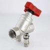 ᐉ Клапан балансировочный 1 1/2" вн.р. Kvs 21,12 VALTEC VT.054.N.08, ручной / Регулирующая арматура ДУ40 для отопления и ГВС, подключения манометра VT.054.N.08 ✅ фото | VALTEC ⭐ Pro-Greem