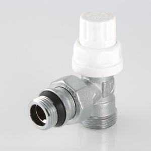 ᐉ Клапан термостатический угловой радиаторный 1/2"x3/4" Евроконус VALTEC / Регулирующий кран для подключения радиатора отопления с полусгоном ✔️ фото | ⏩ Pro-Greem