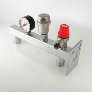 ᐉ Группа безопасности 3/4" 3 бара под расширительный бак до 50 л VALTEC арт. VT.495.0.3 ✔️ фото | ⏩ Pro-Greem