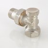 ᐉ Клапан настроечный радиаторный 1/2" вн-нар VALTEC угловой / Регулирующий вентиль на обратку для подключения радиатора отопления с полусгоном VT.019.N.04 ✅ фото | VALTEC ⭐ Pro-Greem